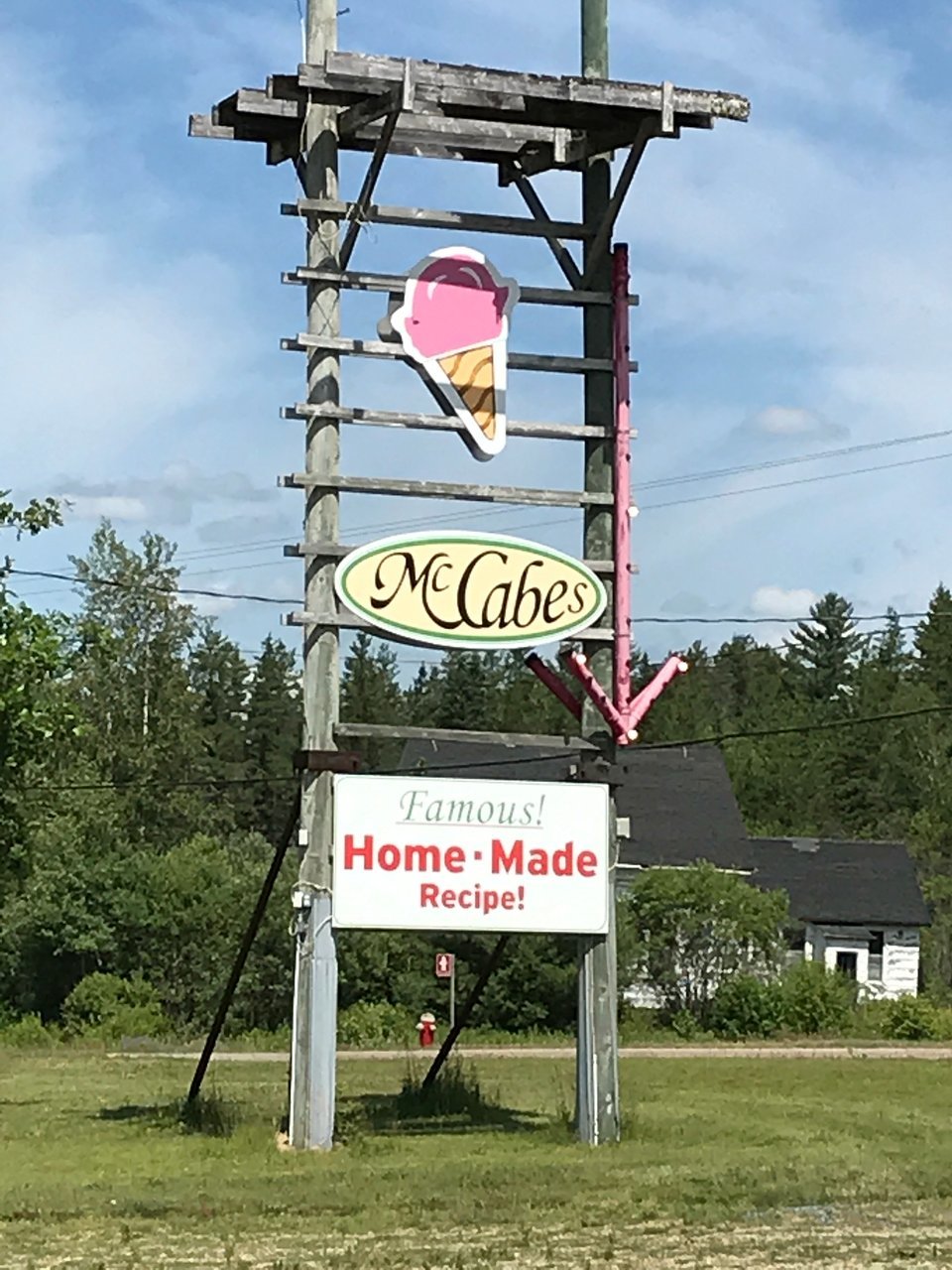 McCabe`s Famous Homemade Ice Cream