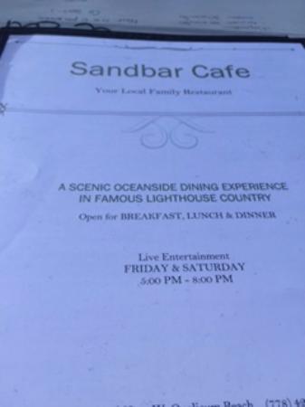 Sandbar Cafe