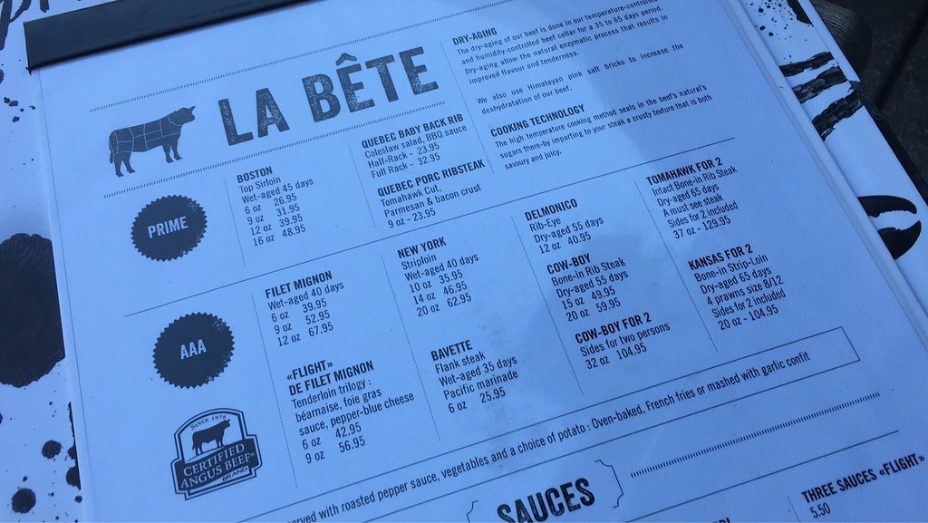 La Bete Bar Steakhouse